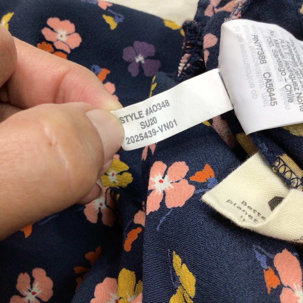 Madewell Smocked Floral Culotte Crop Wide Leg Jumpsuit Flowers Straps 2 - Picture 9 of 12